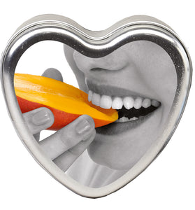 Edible Heart Candle - Mango - 4 Oz. EB-HSCK009