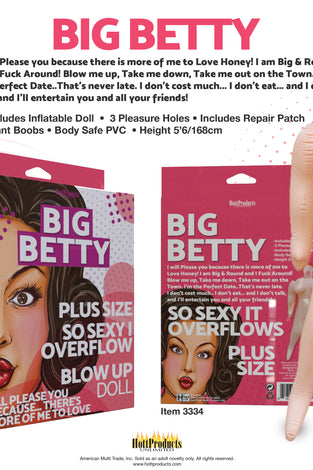 Big Betty - Inflatable Party Doll HTP3334