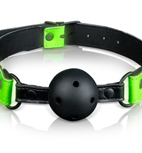 Breathable Ball Gag - Glow in the Dark OU-OU758GLO