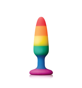 Colours - Pride Edition - Pleasure Plug - Small - Rainbow NSN0408-52