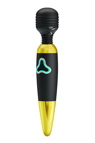 Pretty Love Body Wand With Led Light - Black and  Gold BW-055010-2