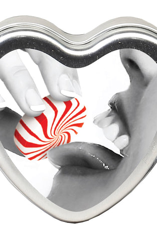 Edible Heart Candle - Mint - 4 Oz. EB-HSCK008