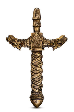 The Realm - Drago - Lock on Dragon Sword Handle - Bronze BL-49110