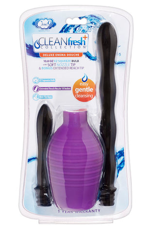 Deluxe Anal Enema Douche Kit 10.8 Oz Ez Squeeze Bulb WTC113CP