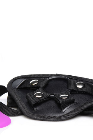 Proud Rainbow Silicone Dildo With Harness SU-AG245