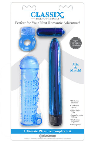 Classix Ultimate Pleasure Couples Kit - Blue PD1994-14