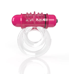 Screaming O 4b - Double O Super Powered Vibrating  Double Ring - Strawberry SO-4BD6-ST