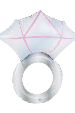 Silver Inflateable Diamond Ring 50cm FV-27355
