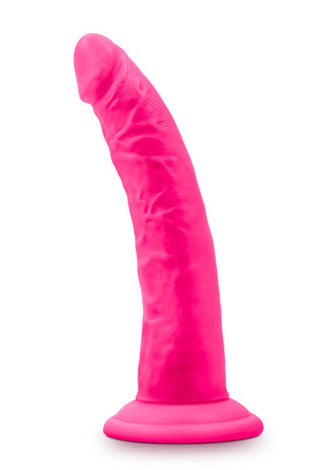 Neo Elite - 7.5 Inch Silicone Dual Density Cock - Neon Pink BL-82200