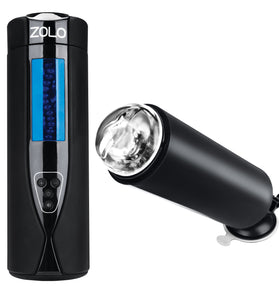 Zolo Tornado Rechargeable Masturbator - Black X-ZO6030