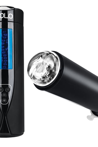 Zolo Tornado Rechargeable Masturbator - Black X-ZO6030