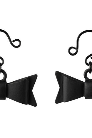 Bow Tie Nipple Jewelry - Black SS520-29