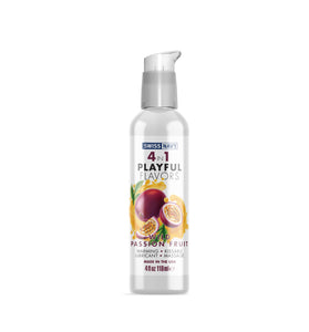 Swiss Navy 4-in-1 Playful Flavors - Wild Passion  Fruit - 4 Fl. Oz. MD-SN4N1FWPF4