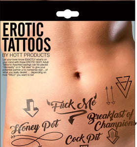 Erotic Tattoo's - Assorted Pack HTP3206