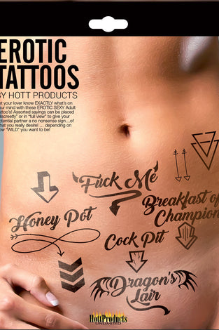 Erotic Tattoo's - Assorted Pack HTP3206