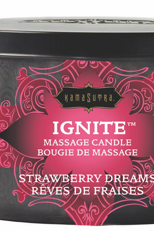 Ignite Strawberry Dreams Massage Candle - 6 Oz. KS10228