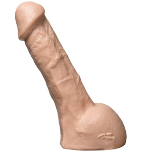 Vac-U-Lock Perfect Erect Realistic Cock - White DJ1015-18