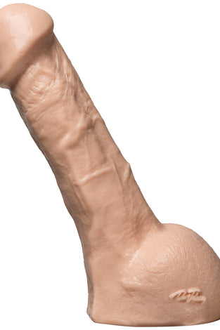 Vac-U-Lock Perfect Erect Realistic Cock - White DJ1015-18