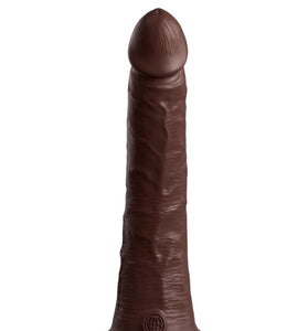 King Cock Elite 7 Inch Silicone Dual Density Cock  - Brown PD5771-29