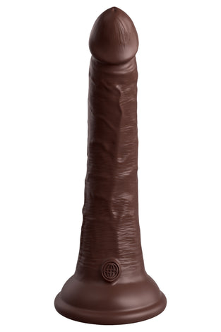 King Cock Elite 7 Inch Silicone Dual Density Cock  - Brown PD5771-29