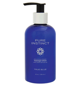Pure Instinct Pheromone Massage Lotion True Blue 236 ml | 8 Fl Oz JEL4601-08