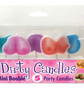 Dirty Boob Candles 5 Party Candles CP-988
