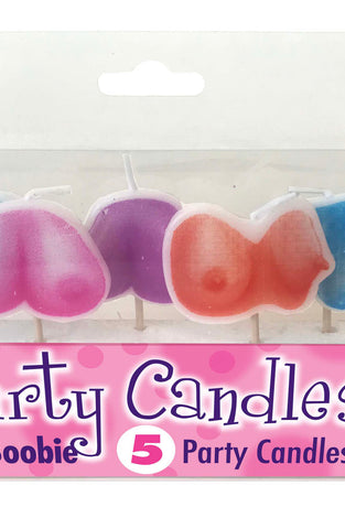 Dirty Boob Candles 5 Party Candles CP-988