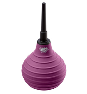 Health and Wellness Deluxe Enema Douche Non- Backflow One-Way Valve -  7.9 Fl. Oz. - Plum WTC924