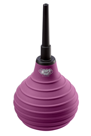 Health and Wellness Deluxe Enema Douche Non- Backflow One-Way Valve -  7.9 Fl. Oz. - Plum WTC924