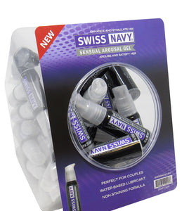 Swiss Navy Sensual Arousal Gel 1oz 50pc Fishbowl MD-SNAR1OZ50