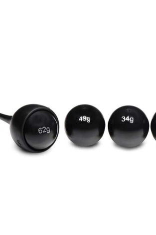 Cock Dangler Silicone Penis Strap With Weights -  Black MS-AG922