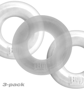 Huj3 C-Ring 3-Pack - White / Clear Ice OX-HUJ-102WHCL