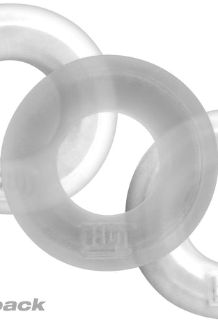 Huj3 C-Ring 3-Pack - White / Clear Ice OX-HUJ-102WHCL