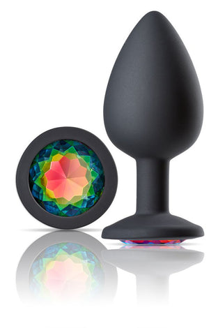 Cloud 9 Novelties Gems Jeweled Silicone Anal Plug  - Large WTC305