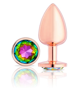Cloud 9 Novelties Gems Rosy Gold Anal Plug - Large WTC302RG