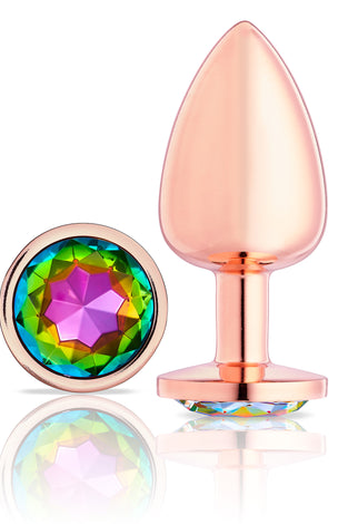Cloud 9 Novelties Gems Rosy Gold Anal Plug - Large WTC302RG