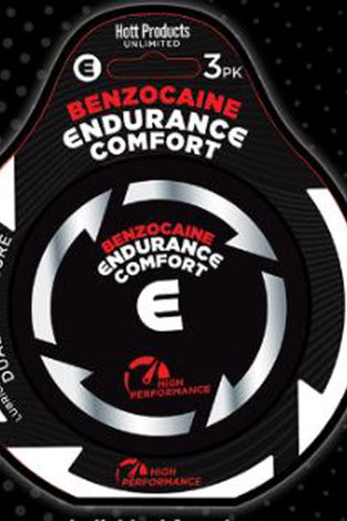 Endurance Comfort - Benzocaine Condoms - 3 Pk HTP3468