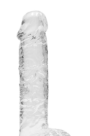 6 Inch Realistic Dildo With Balls - Translucent SH-REA090TRA
