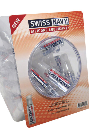 Swiss Navy Silicone 1oz Fishbowl 50ct MD-SNSL1OZ50