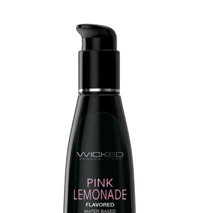 Aqua Pink Lemonade Flavored Water Based Intimate  Lubricant - 4 Fl. Oz. WS-90374