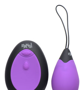 Bang - 10x Silicone Vibrating Egg - Purple BNG-AG462-PUR