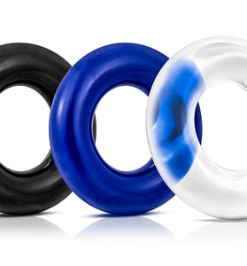 Donut Rings - Assorted Colors - 50 Pieces Display BL-BC008
