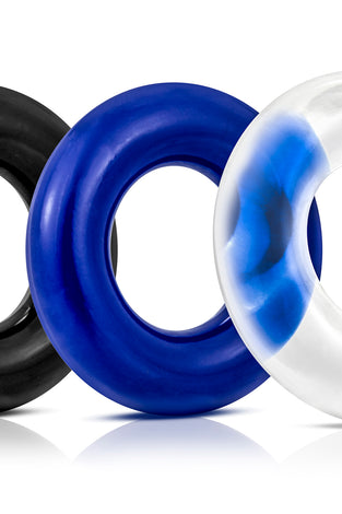 Donut Rings - Assorted Colors - 50 Pieces Display BL-BC008