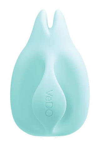 Huni Rechargeable Finger Vibe - Tease Me Turquoise VI-F1201
