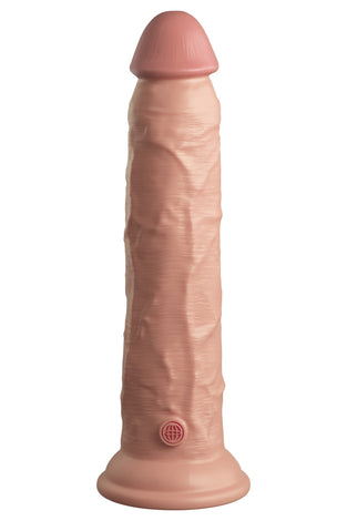 King Cock Elite 9 Inch Silicone Dual Density  Cock - Light PD5773-21