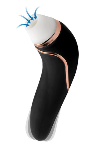 Shegasm Deluxe Clitoral Stimulator and Vibe - Black INM-AF598