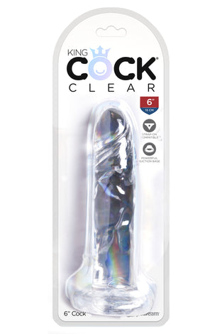 King Cock Clear 6 Inch Cock PD5753-20