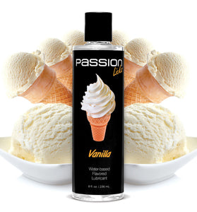 Passion Licks Vanilla Water Based Flavored Lubricant - 8 Oz PL-AE805-VANILLA