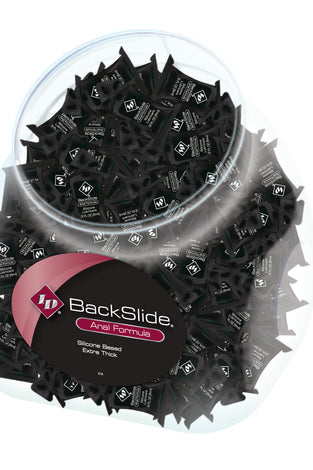 ID Backslide Silicone Lubricant - 144 Count Jar - 6ml Pillows ID-BCP-J0D