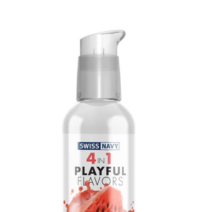 Swiss Navy 4-in-1 Playful Flavors - Watermelon 4 Oz MD-SN4N1FWM4